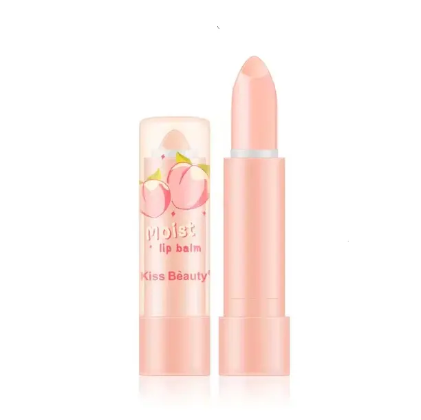 Kissbeauty Son dưỡng môi màu đào mật ong Mặt nạ in son phai màu chống nứt nẻ chăm sóc môi sáng màu