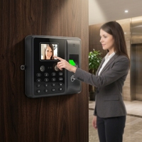 Machine de pointage des présences par reconnaissance faciale et empreintes digitales avec stockage sur carte mémoire pour plusieurs types de portes