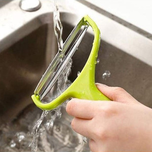Kool Shredder Rvs Groente Dunschiller Cutter Brede Mond Fruit Salade Aardappel Raspen Mes Koken Keuken Gadgets - Product Image 5