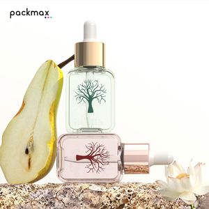 Custom PETG 30ml/50ml flat square <b>dropper</b> <b>bottles</b> for lotion, high-end empty cosmetic <b>bottles</b> - Product Image 4