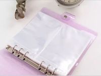 Classeur à feuilles mobiles en PVC Transparent personnalisé, reliure en spirale, livre Photo Album