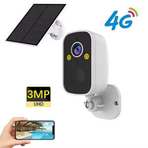 Caméra solaire de sécurité domestique intelligente 4G Audio bidirectionnel Carte SD Stockage en nuage Pir Capteur infrarouge Déclencheur WiFi IP - Product Image 1