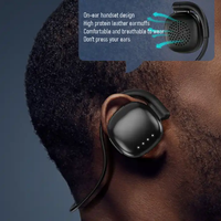 Écouteurs sans fil à oreille ouverte, réduction de bruit ENC, longue autonomie, indicateur LED, micro HD pour le gaming, le sport, écouteurs stéréo