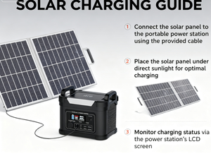 Station d'alimentation portable 2200W 2000WH pour le camping en plein air, batterie de secours solaire pour une utilisation domestique - Product Image 5