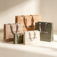 Sac en papier blanc avec logo personnalisé et étiquette de marque, production en 72h, sac de shopping pour bijoux recyclable, vente en gros