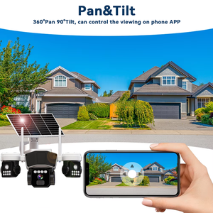 O-Kam 6MPデュアルレンズワイヤレスソーラーパワーサーベールカメラNiview 4K屋外4G SimカードセキュリティソーラーCCTVカメラ - Product Image 3