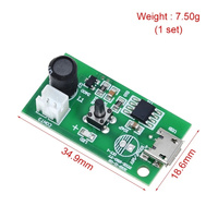Mini humidificateur USB kit de bricolage générateur de brume et contrôleur Circuit imprimé atomiseur atomiseur Film lame Mini oscillateur