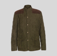 Blouson matelassé pour homme, coupe-vent, résistant à l'eau, col montant, fermeture éclair, pour l'automne et les activités de plein air