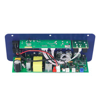 VIRE Güç Amplifikatörü 8-12 inç Hoparlör Çift Mikrofon 110V 220V 12V 24V Subwoofer Ses 60W AMP Modülü