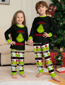 Vente en gros de pyjamas imprimés pour toute la famille, ensemble familial assorti pour Noël, vêtements de maison décontractés à manches longues pour les parents, les enfants et le chien, hiver, Noël - Product Image 4