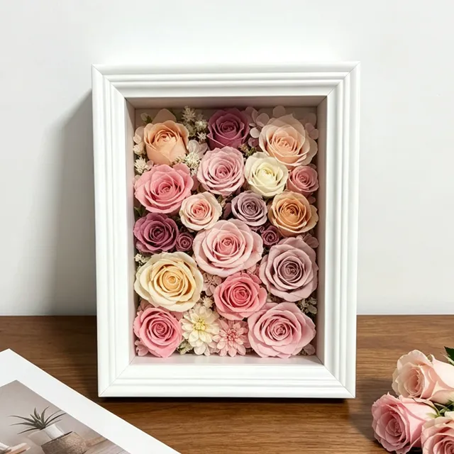 3D Eco-friendly MDF Photo Frame Depth 3cm Nordic Style Butterfly Specimen Shadow Box Home Decor