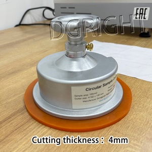 עובי מתכוונן 100cm2 עגול מטרי עגול בד מדגם חותך - Product Image 6