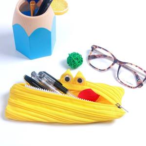 Trousse à Crayons Dessin Animé Grandes Yeux Promotion <span class=keywords><strong>Cadeau</strong></span>, Étui à Stylos Durable, Trousse de Maquillage, Fournitures Scolaires, Papeterie Enfant, Sac à Fermeture Éclair - Product Image 2