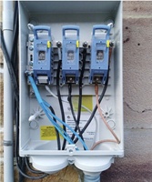 Boîte de distribution étanche pour extérieur JINAO série JP (modèle JAB1) avec serrure intelligente |   Pour l'éclairage public et les lignes électriques