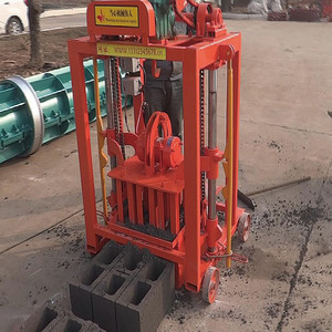 Máy làm khối bê tông di động QMY2-45 Máy làm gạch đẻ trứng - Product Image 3