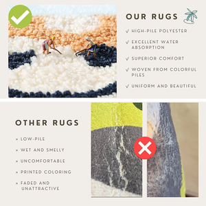 Alfombra de Felpa Ecológica <span class=keywords><strong>para</strong></span> <span class=keywords><strong>Perros</strong></span>, Diseño 3D, <span class=keywords><strong>para</strong></span> Baño, Suave, de Pelo Reciclado, Lujosa, Antideslizante, Saludable, Sostenible, Decoración <span class=keywords><strong>para</strong></span> el Hogar - Product Image 3