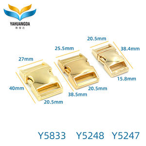 Hebilla de Liberación lateral de Metal de alta calidad a la moda, hebilla de cinturón Reversible de aleación personalizada al por mayor para hombre - Product Image 2