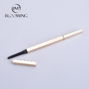 Серебристая розовая Золотая квадратная упаковка для бровей карандаш для макияжа бровей Карандаш для бровей с индивидуальным логотипом двусторонний тонкий карандаш для бровей - Product Image 5