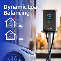 Système de recharge de véhicules électriques INJET Vision pour parkings commerciaux et hôteliers OTA OCPP1.6J 2.0.1 9.6kW-19.2kW IP65 Boost Client