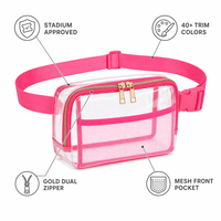 Sac banane personnalisé avec logo, sac de ceinture en PVC, sac banane étanche pour voyage, vente en gros, fabricant OEM