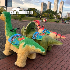 Dinosauro del cartone animato Giro Artificiale Dinosauro Scooter - Product Image 2