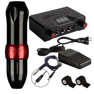 Factory Supplier Cordless Tattoo <b>Gun</b> Machine Needle Kit Lining Shading PMU Training Academy Professional Tattoo Kit - Product Image 1