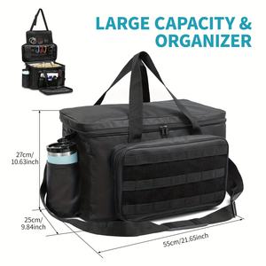 Sac de patrouille tactique classique pour l'extérieur, décontracté et professionnel, avec rangement de siège, pliable, imperméable, fermeture éclair, compartiments multiples - Product Image 5