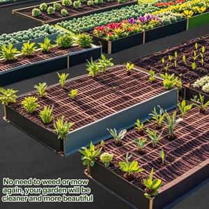 Tappeto in feltro nero per pacciamatura, rotolo riutilizzabile in tessuto non tessuto, per vialetti, perimetri, giardini e barriere antierba - Product Image 4