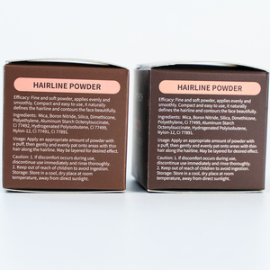 Polvo para el cabello a prueba de sudor e impermeable, para ocultar canas y la línea del cabello, 4g, tono café. - Product Image 3