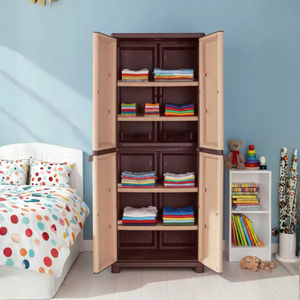 Multifunctional Foldable <b>Storage</b> <b>Box</b> Plastic Stackable Container with Rattan Pattern and Hanging Capability for Home - Product Image 6