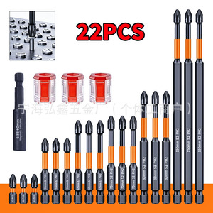 S2 Phillips Screwdriver Set 6mm Shank 50 70 90 150mm Length Magnetic Black Phosphate Finish - Product Image 5