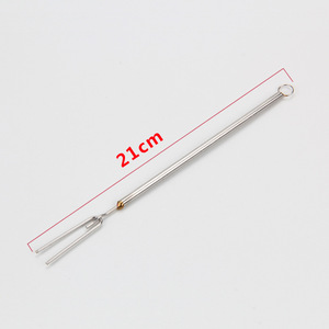 Forchetta da Dessert al cioccolato in acciaio inossidabile 3 pezzi con inserto decorativo a pipistrello per utensili da immersione e torta - Product Image 5