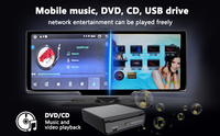 Lecteur DVD/CD USB portable avec CarPlay sans fil intégré, compatible Android Auto, pour voitures d'origine, inclut une combinaison CarPlay filaire