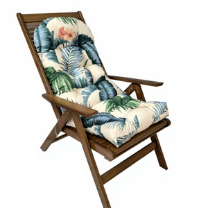 Coussin <span class=keywords><strong>de</strong></span> chaise Adirondack pliable imperméable et anti-UV pour jardin/terrasse, une pièce, dossier haut, usage extérieur, 100 % polyester - Product Image 1