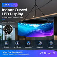 Écran LED intérieur KENSUN P2.3, mur vidéo LED couleur pour la publicité commerciale et les événements