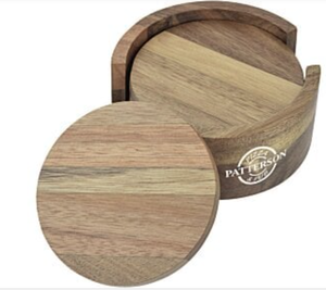 Ensemble de sous-verres en verre personnalisés en gros, résistants à la chaleur, antidérapants, pour boissons, cadeau promotionnel pour mariage - Product Image 2