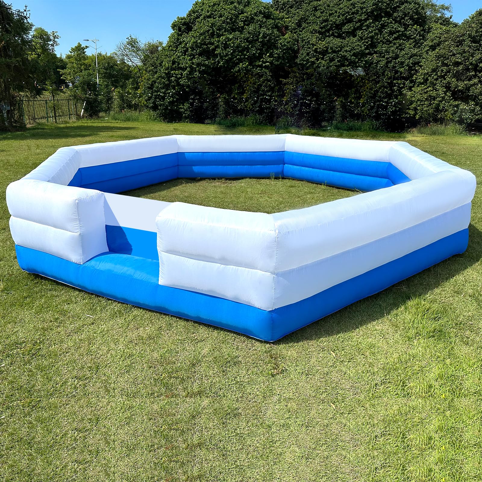 inflatable portable soccer court