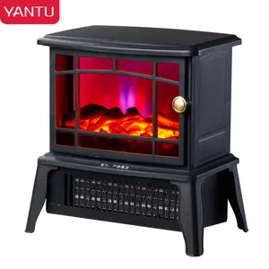 YANTU-calentador de chimenea portátil para interiores y exteriores, mesa 3D decorativa moderna, chimeneas eléctricas, regalo de Navidad, BLM06