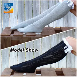 Calcetines de moda personalizados para niña y mujer, calcetín de ganchillo, Pelerine <span class=keywords><strong>Rumi</strong></span>, venta al por mayor - Product Image 3