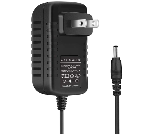 AC DC Adapter 12V 2A 24W Switching Power Supply with CE Certified 100-240V Input to 12 Volt 2 Amp DC Wall Plug Power Cord