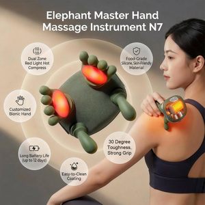 Dispositivo de Masaje para Hombros y Cuello N7 Master con Compresión Caliente y Presión de Dedos para el Músculo Deltoides y la Columna Cervical (Plástico) - Product Image 6