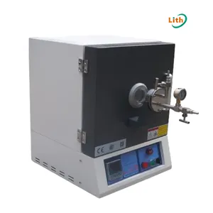 Laboratory Dual Use Furnace Price Benchtop Small 2 in 1 Electric Box Tubular Furnace with Vacuum Muffle Oven & Quartz Tube