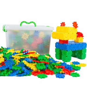 Jouet de construction en blocs de plastique amusant à assembler soi-même pour enfants de 5 à 13 ans, 108/216 pièces - Product Image 3