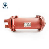 Refroidisseur d'huile marin refroidi à l'eau de l'ascenseur hydraulique LG1.0 de quantité minimale de commande bas avec les tubes d'échangeur de chaleur de HCT400A HCD600A HC600A