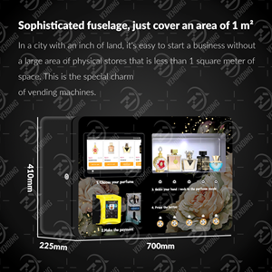 Máquina Expendedora de Perfume Mini Zhongxin con Función SDK, Sistema Inteligente, Características Personalizables, Capacidad de 20-150 Unidades, Múltiples Métodos de Pago - Product Image 2