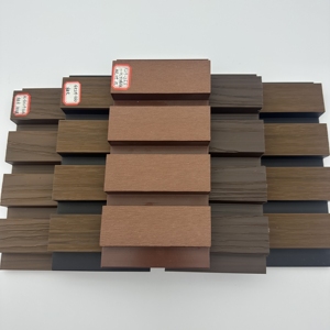 WPC pannello di parete esterno impermeabile dimensione impermeabile 4x8 pietra pannello di parete esterno per wc o bidone della spazzatura rivestimento della parete impermeabile esterno - Product Image 5