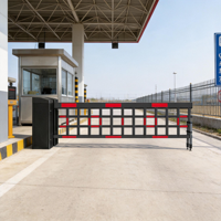 Barrière de sécurité automatique droite à télécommande personnalisable Mingxu avec système de bras de levage pour parking et contrôle du trafic