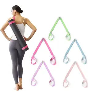 Sangle pour tapis de yoga multicolore Sangle portable corde de rangement fixe multifonction