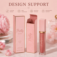 Boîtes d'emballage personnalisées de luxe pour gloss à lèvres, boîtes d'emballage personnalisées pour rouge à lèvres mat en papier