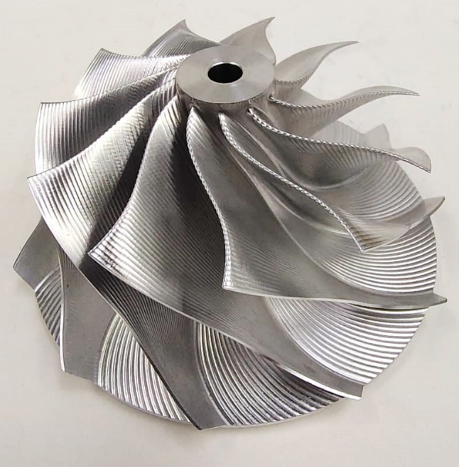 K04 57.00/70.00mm 11+0 Blades Point Milling Snake Curve Aluminum